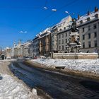 Schnee in der Maxstraße