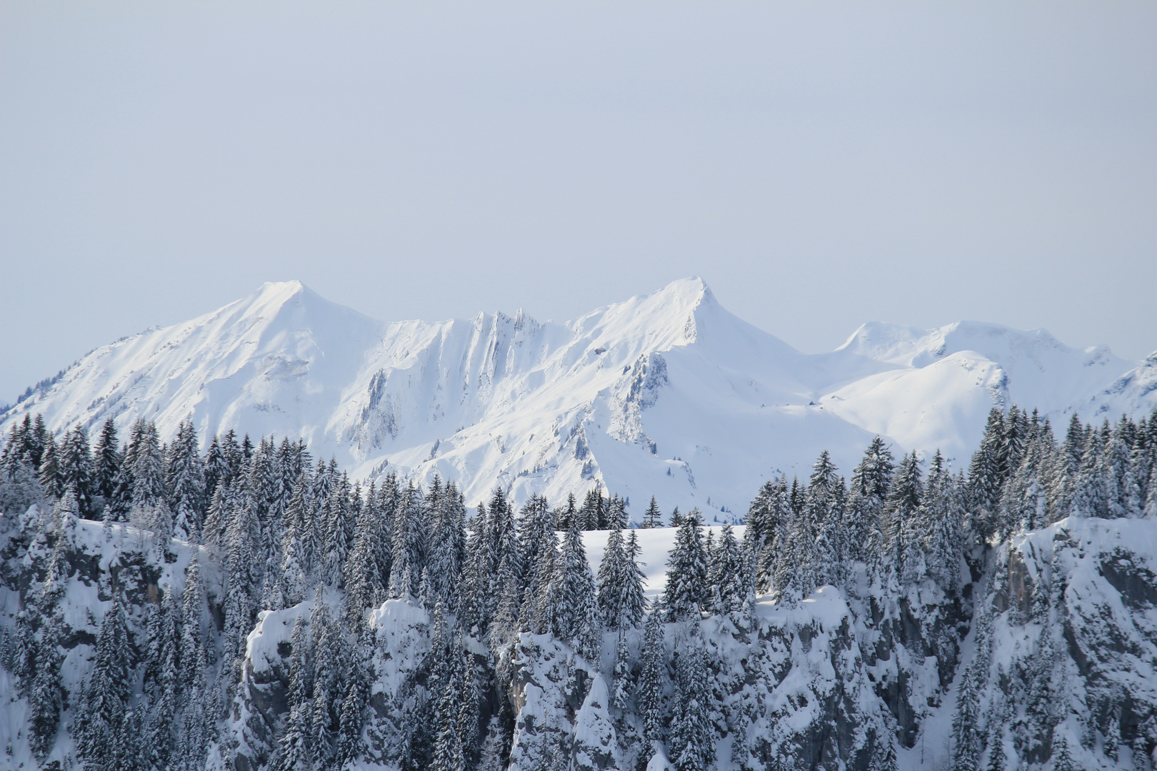 Schnee in der Schweiz