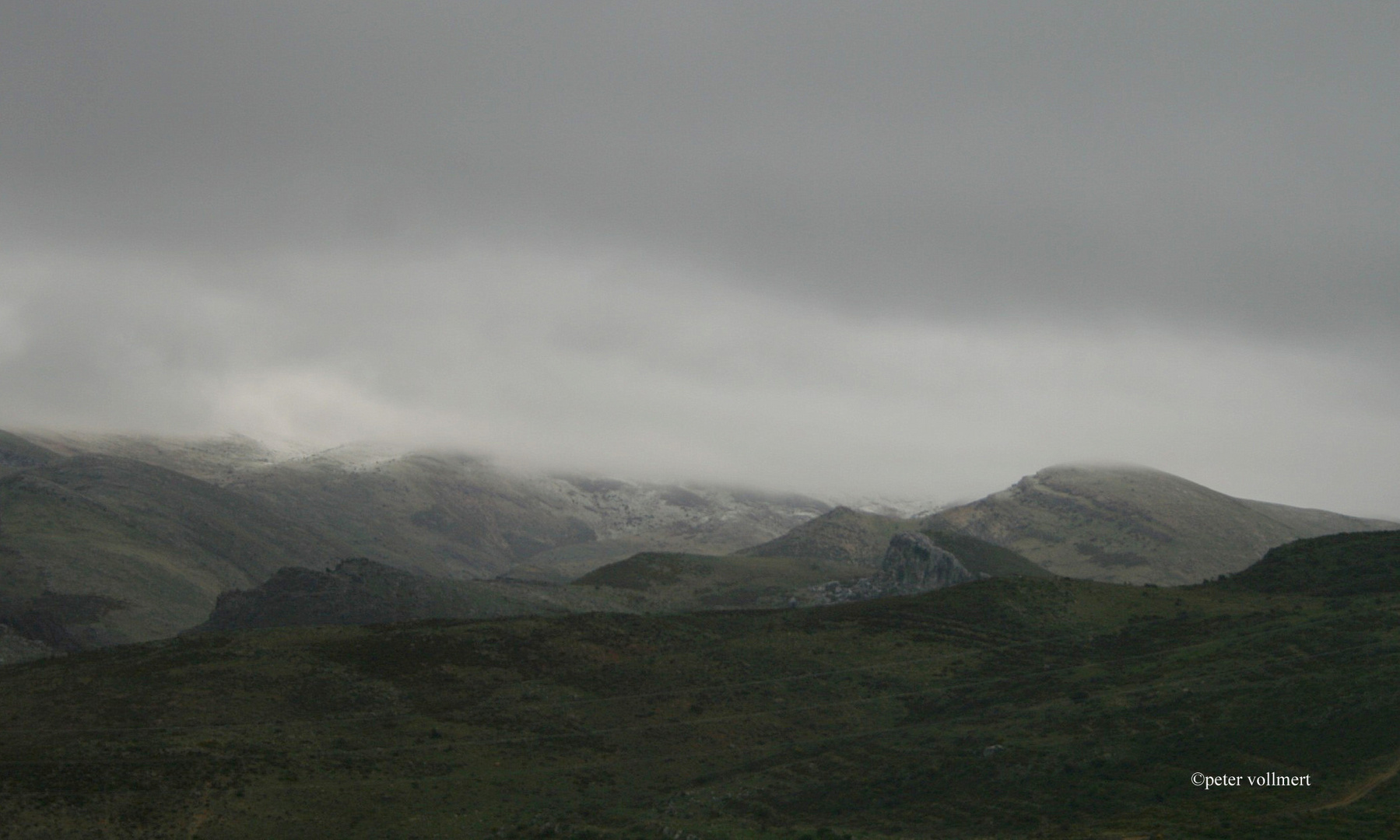 Schnee in der Sierra