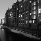 Schnee in der Speicherstadt