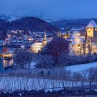 Schnee in der Spiezer Bucht