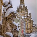 Schnee in Dresden