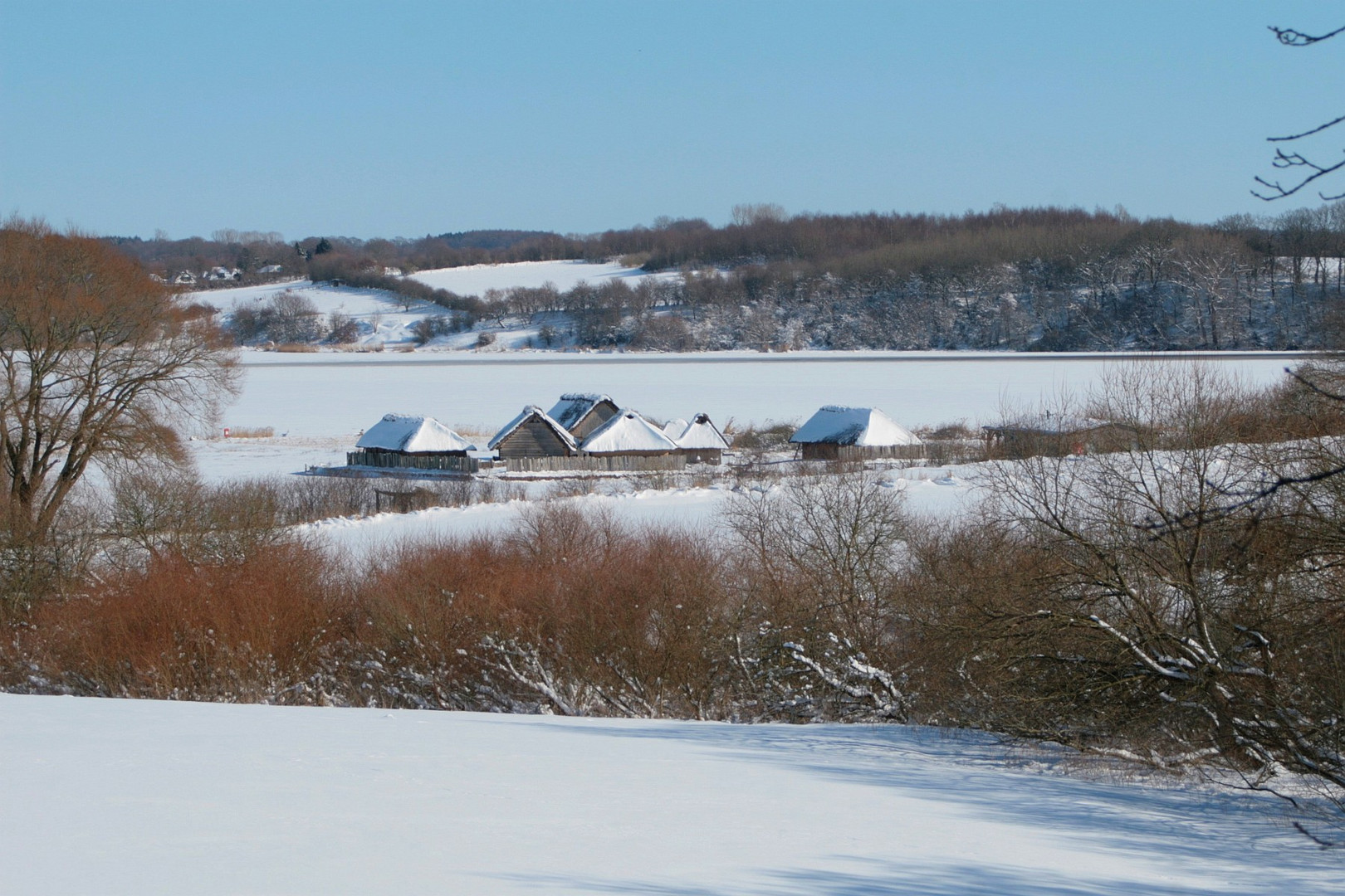 Schnee in Haithabu 2010