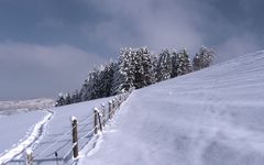 Schnee in HDR