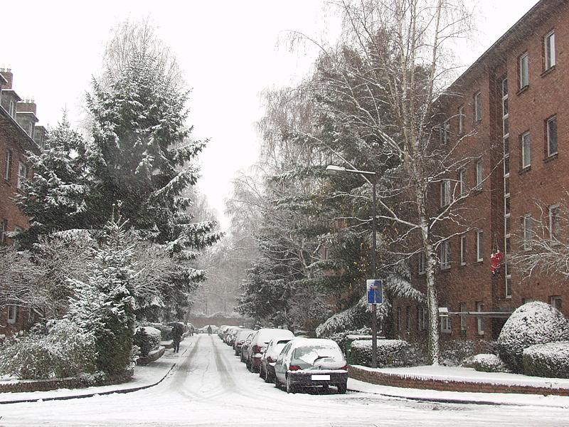 Schnee in Köln...