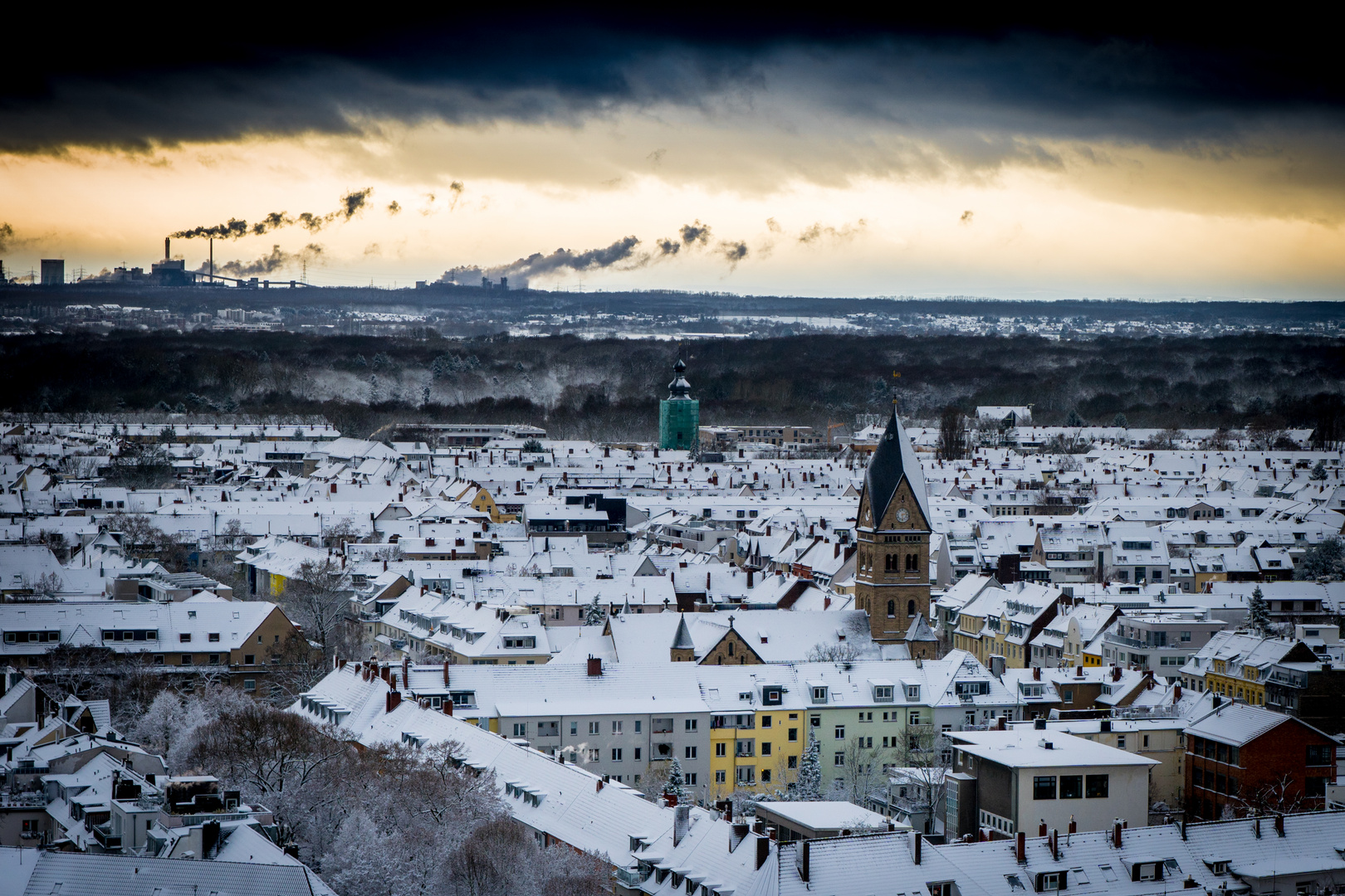 Schnee in Köln