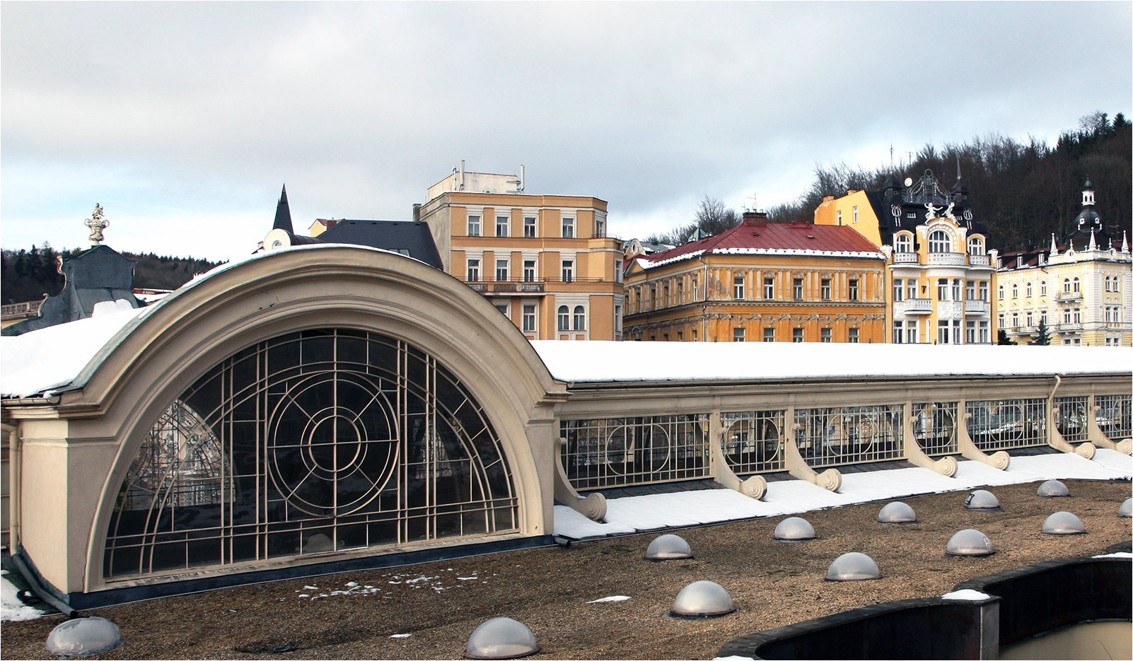 Schnee in Marienbad