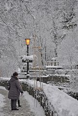 Schnee in Monschau Eifel