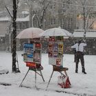 Schnee in Montmartre