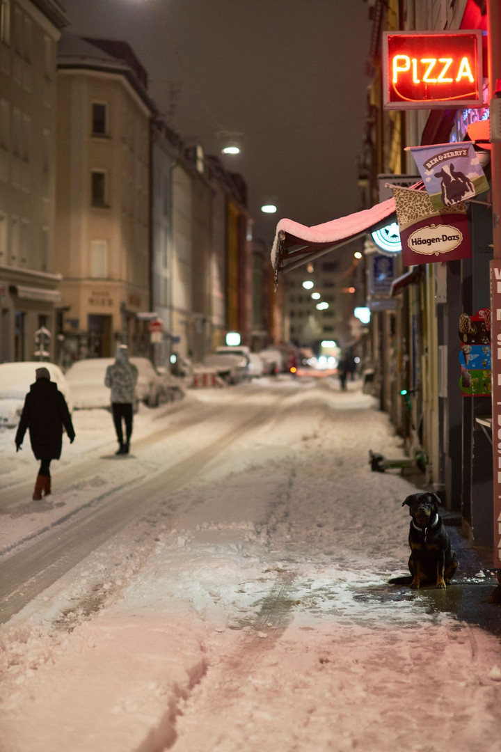 Schnee in München