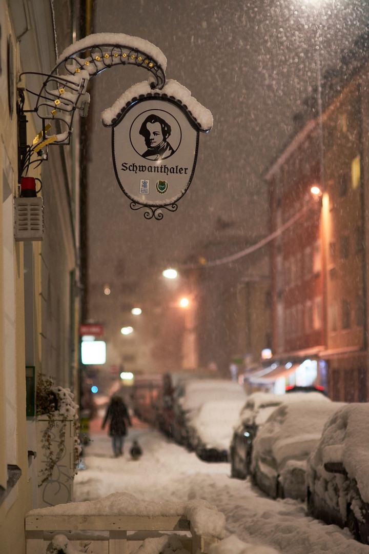 Schnee in München