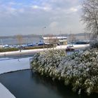 Schnee in Rotterdam-Kralingen...