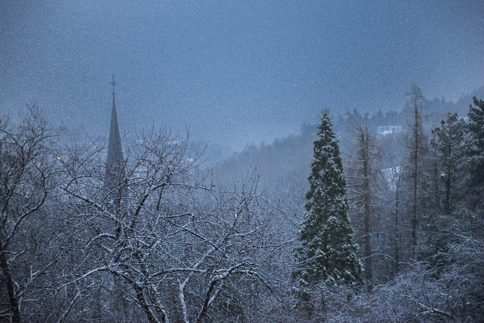 Schnee in Sonnenberg