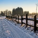 Schnee in unserer Ried