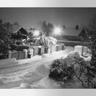 Schnee in unserer Straße