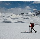 Schnee ist noch genug in den Dolomiten