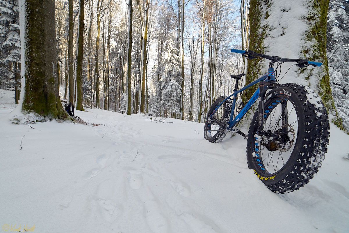 Schnee + Kalt = Fatbikezeit 