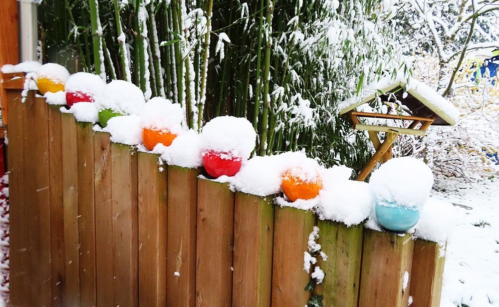 Schnee kommt bei mir selten vor.