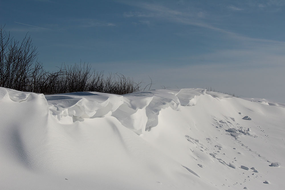 Schnee-Landschaft in Eichede