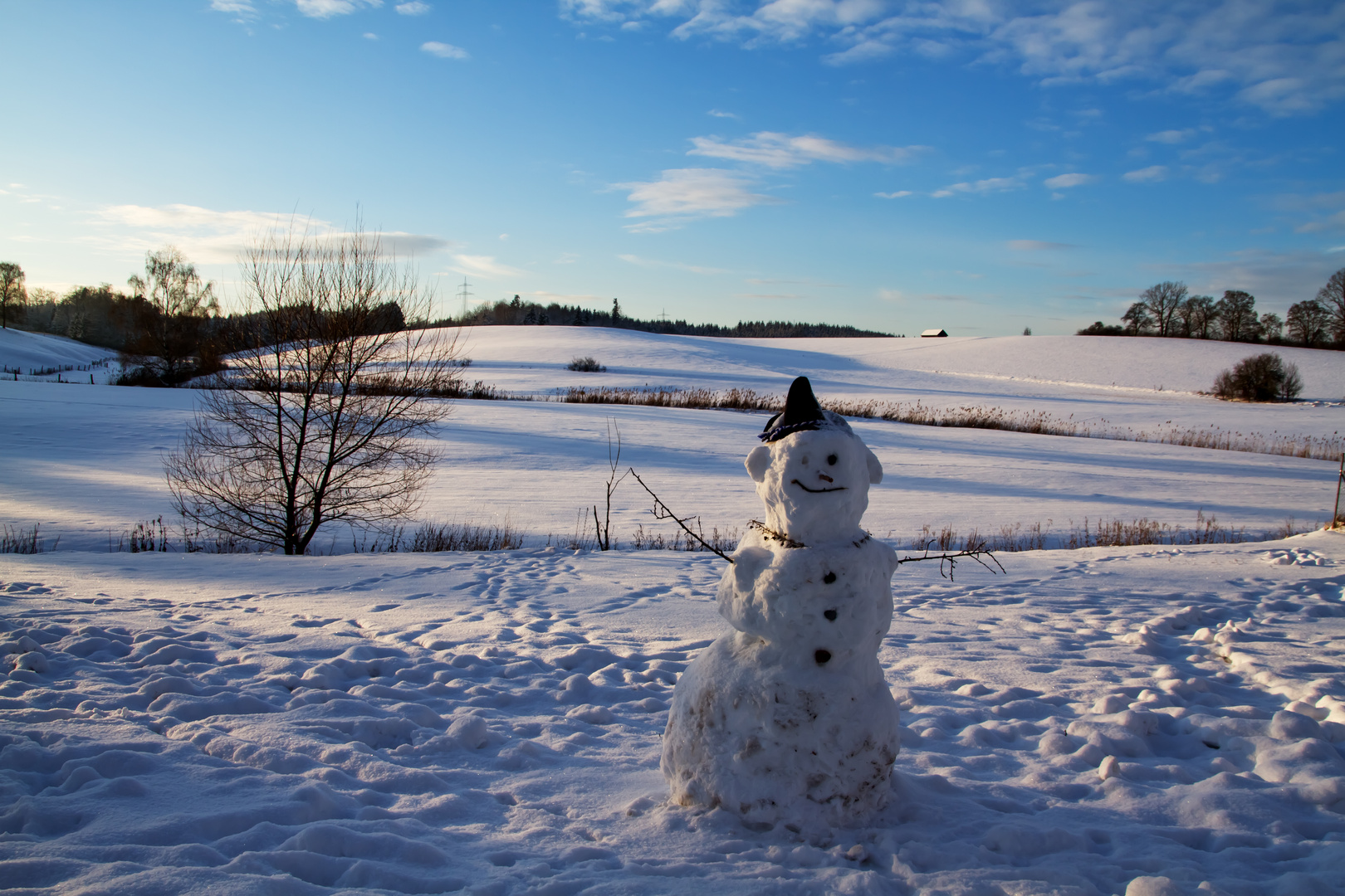 Schnee - Mann oder Frau ?