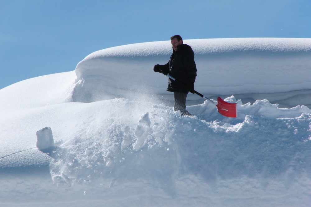 Schnee ohne Ende...