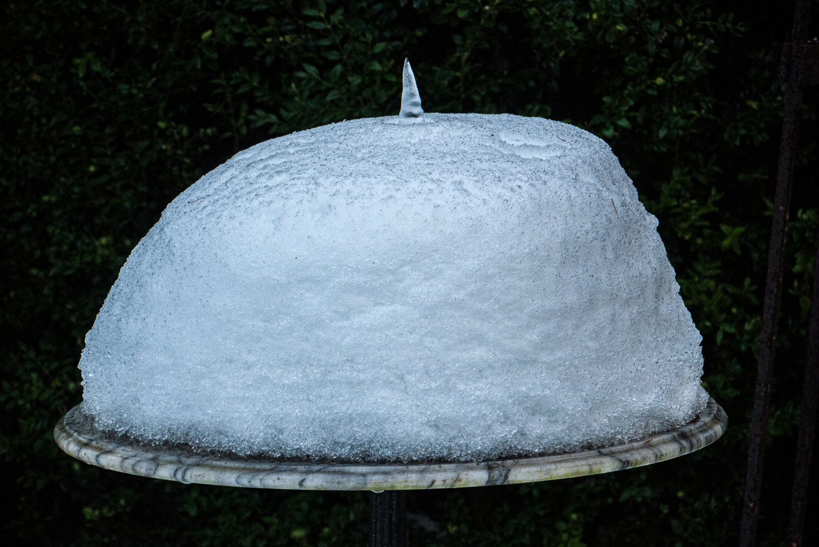 Schnee-Pickelhaube...