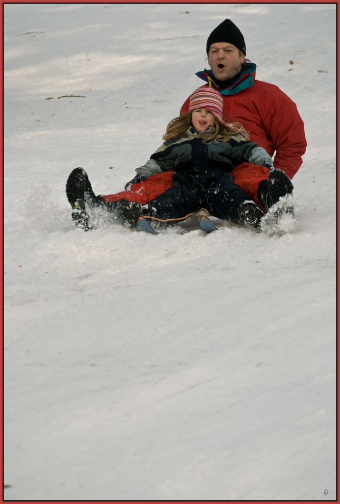 Schnee, Schlitten und Spaß