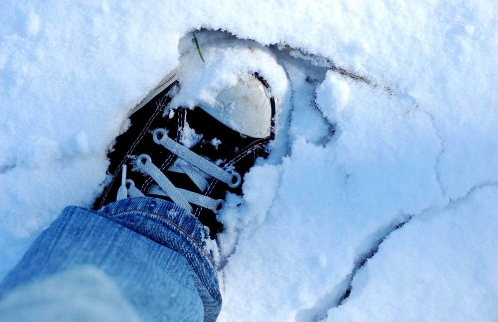 Schnee-Schuh