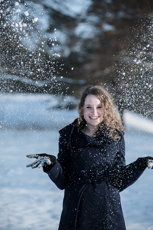 Schnee -Shooting die 2.