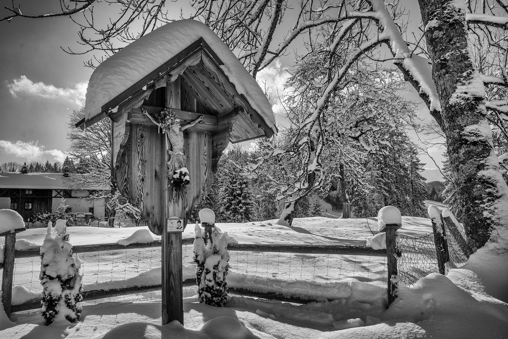 Schnee-Spaziergang