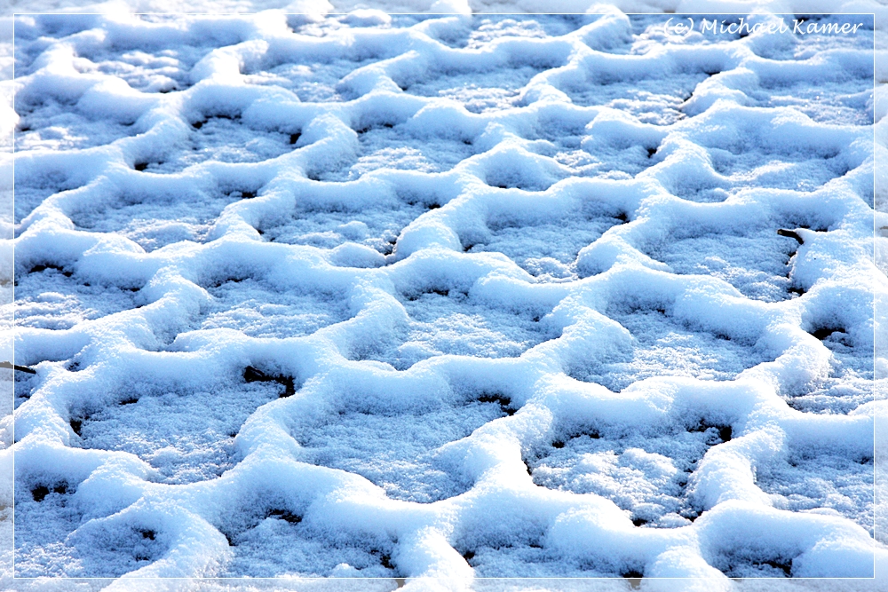 Schnee Strukturen