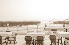 Schnee-Terrasse