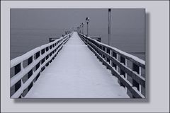 Schnee über dem Bodden