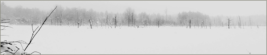 Schnee überm Moorsee