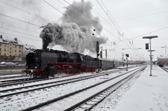 Schnee- und Dampfgestöber