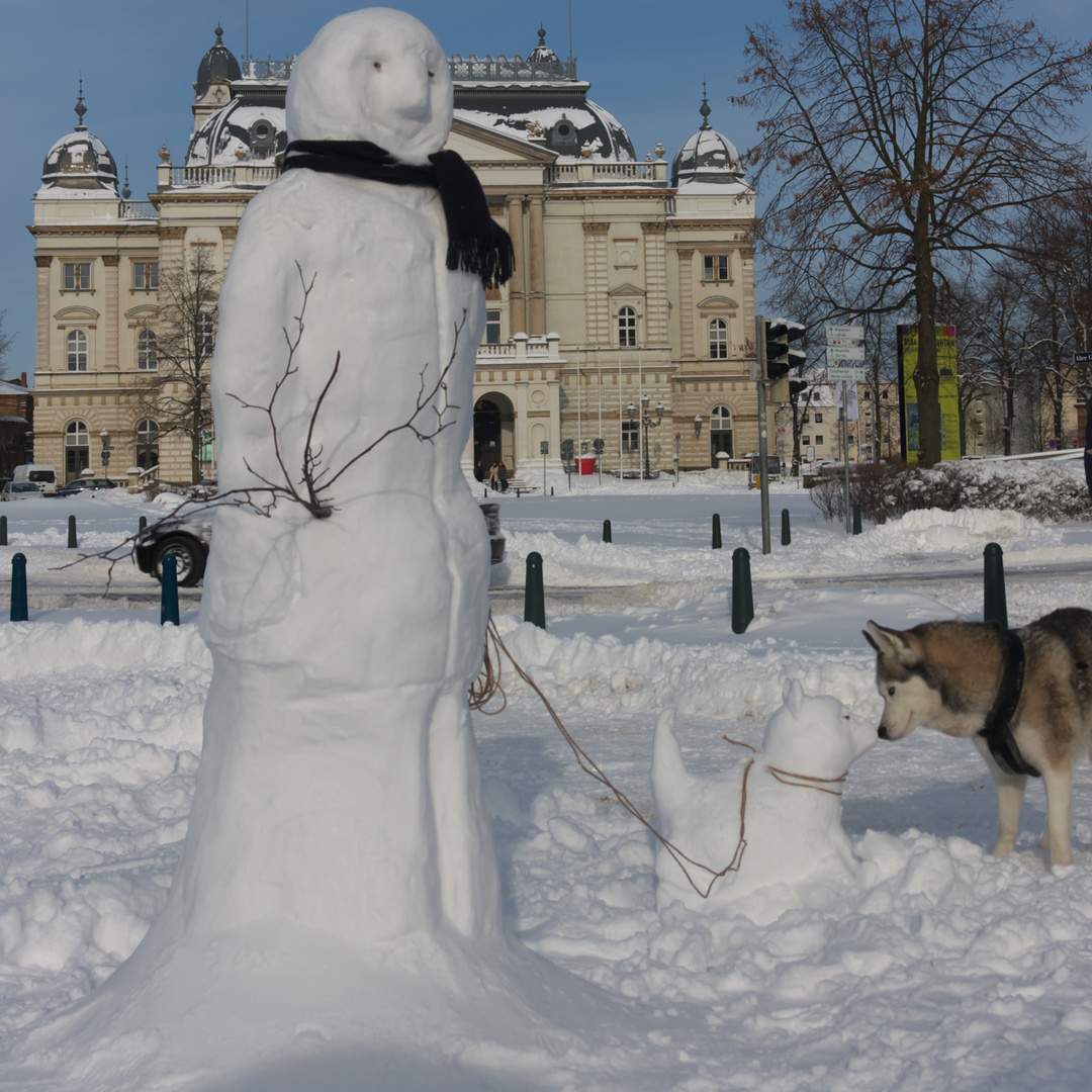 Schnee und Kälte in Sichtweite