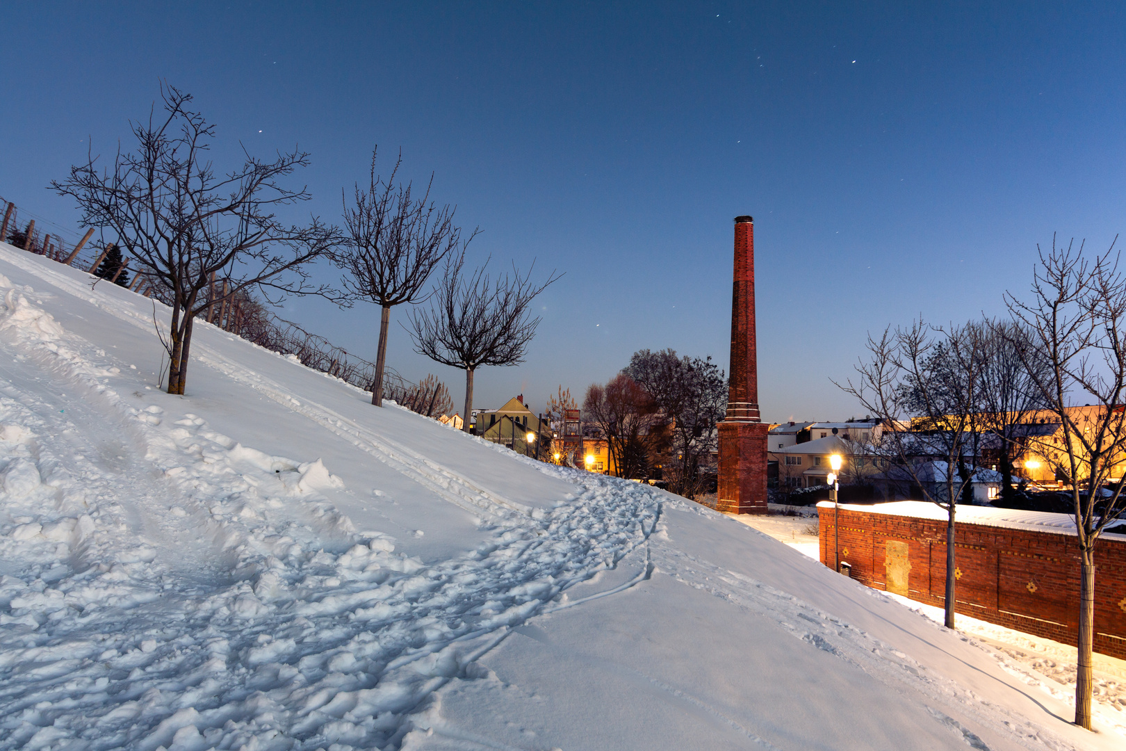 Schnee und klirrende Kälte