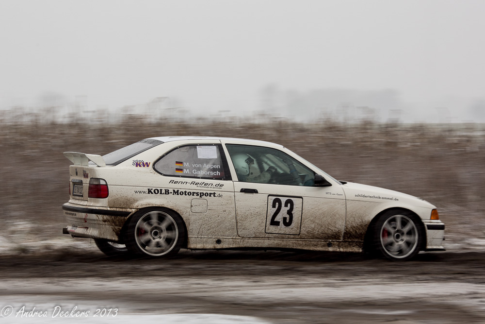 Schnee- und Matsch-Rallye in Stade III