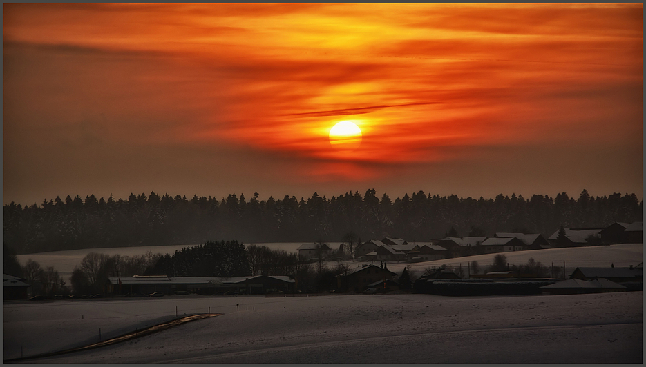 Schnee und rodeln gut ...