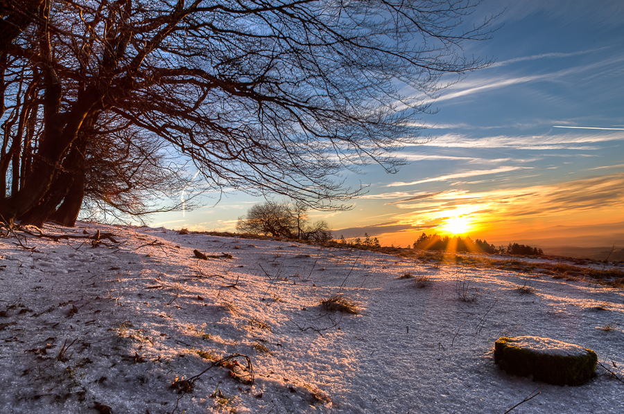 Schnee und Sonnenschein