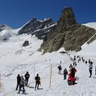 Schnee und Spass am Jungfraujoch , Jungfraujoch Juli 2013