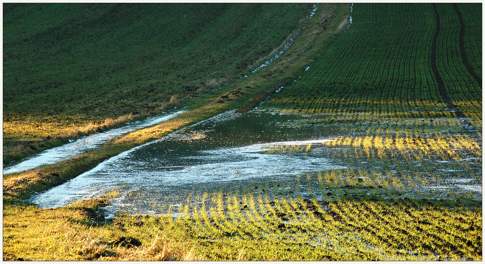 Schnee und Wasser...