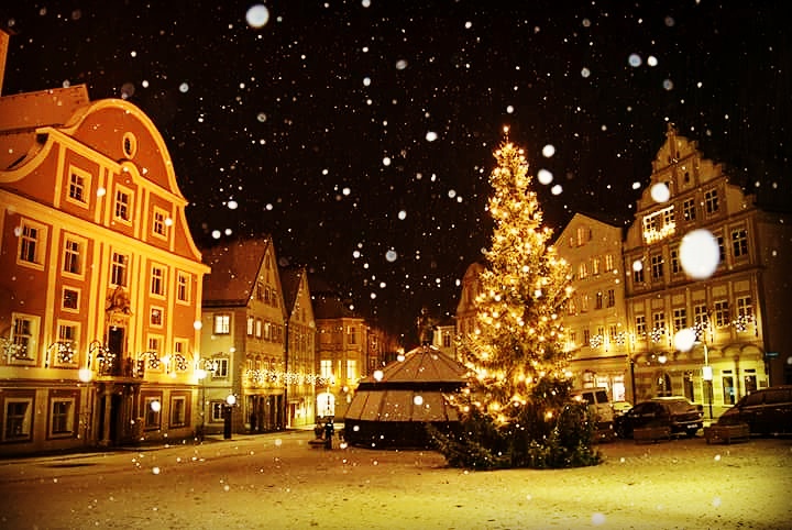 Schnee und Weihnachten in Eichstätt 