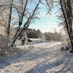 Schnee unter den Füßen