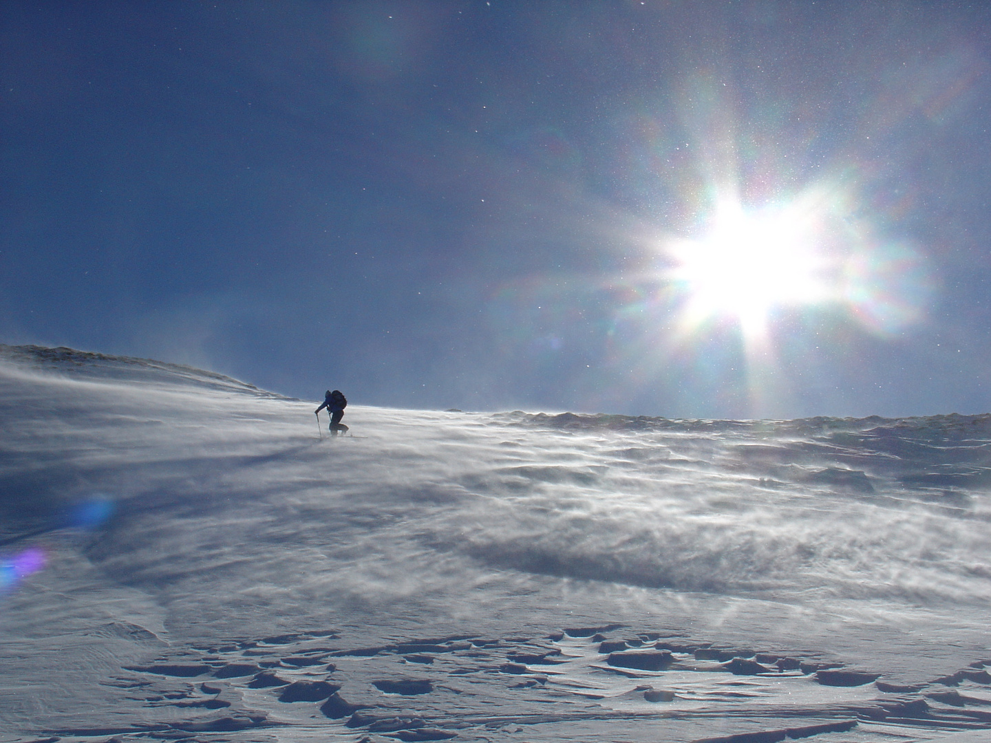 Schnee-Verwehung