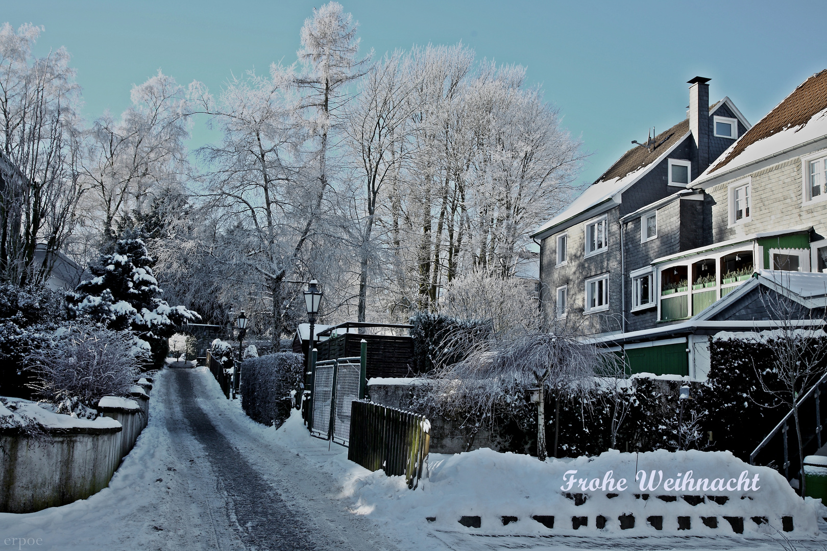 Schnee wäre jetzt schön zu Weihnachten,