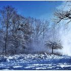 Schnee Wehen unter dem blauen Himmel (II)