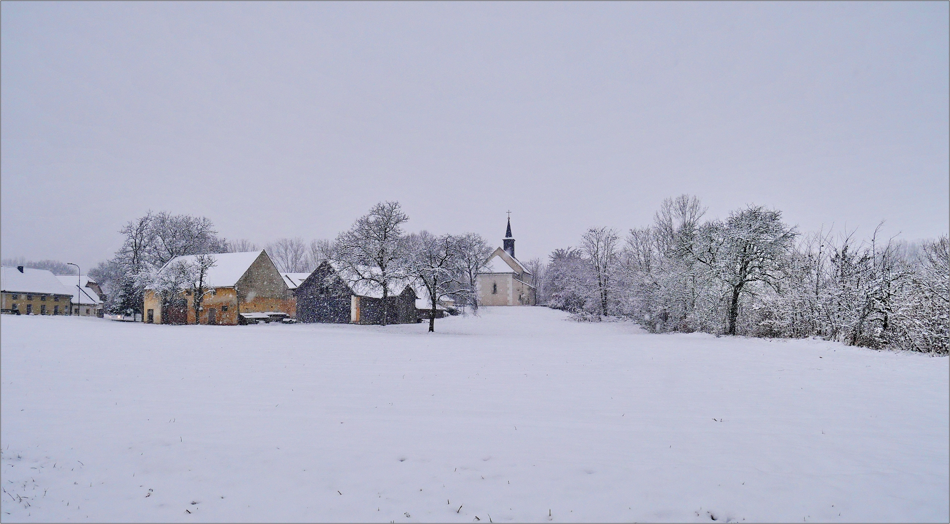 Schnee, wohin ich seh liegt Schnee