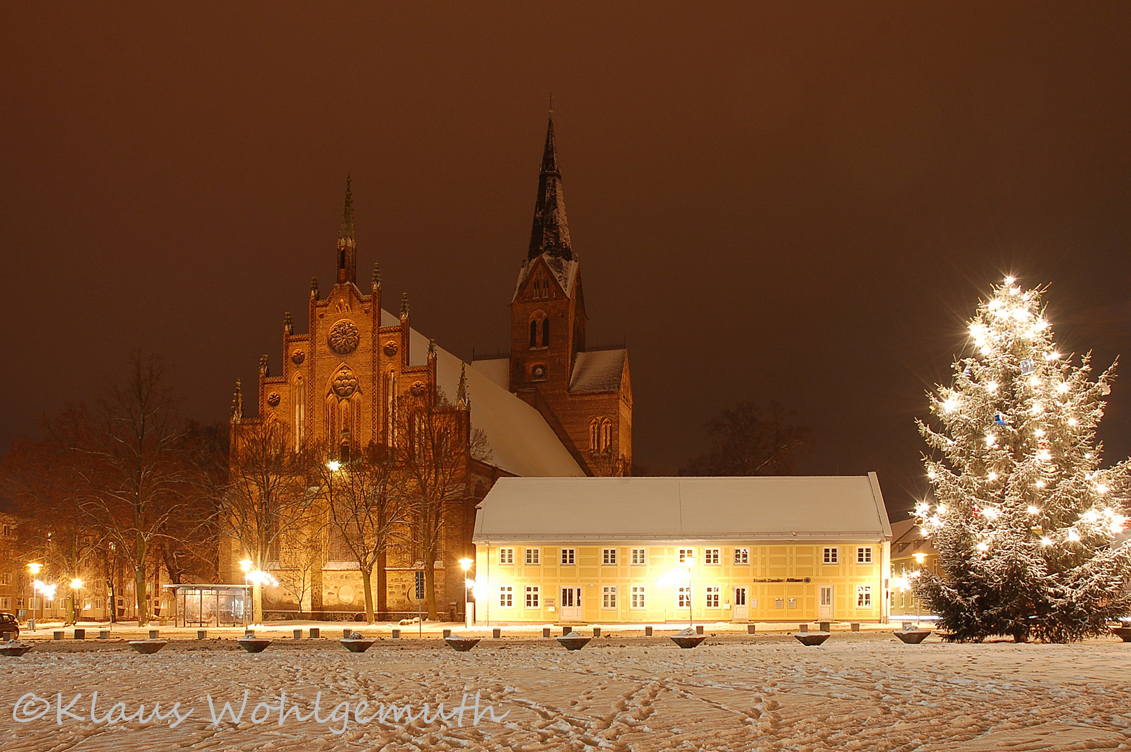 Schnee zu Weihnachten gab es schon