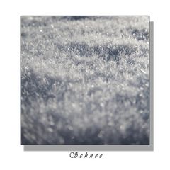 Schnee zur Erinnerung